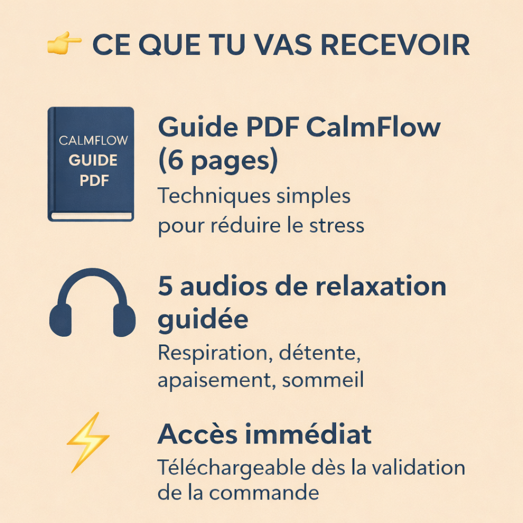 Lunoo CalmFlow Programme Anti stress